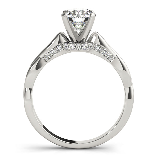 Engagement Ring Setting, Solitaire Plus, Round Accents 2