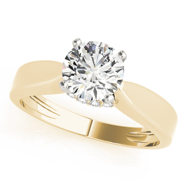 Engagement Ring Setting, Solitaire Plus, Round Accents 3