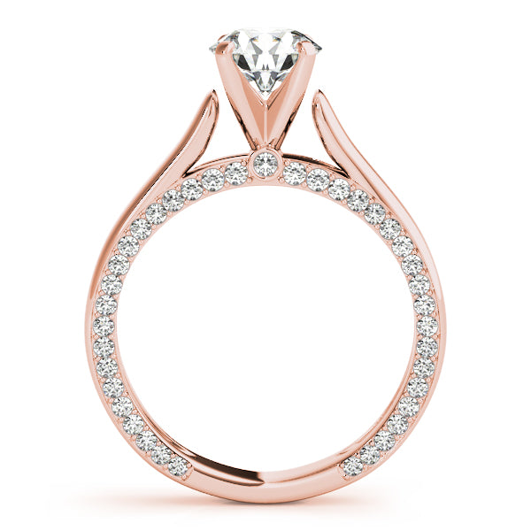 Engagement Ring Setting, Solitaire Plus, Round Accents 4