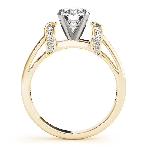 Engagement Ring Setting, Solitaire Plus, Round Accents 5