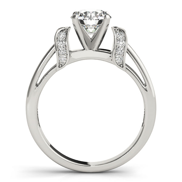 Engagement Ring Setting, Solitaire Plus, Round Accents 5