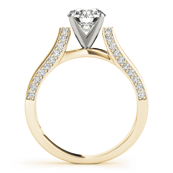 Engagement Ring Setting, Solitaire Plus, Round Accents 7