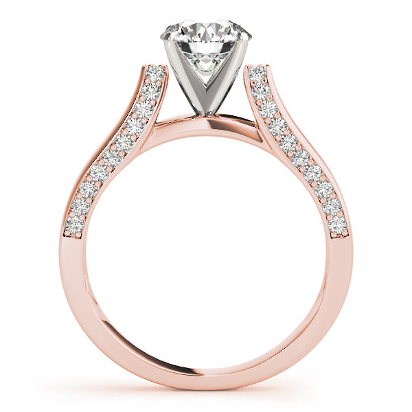 Engagement Ring Setting, Solitaire Plus, Round Accents 7