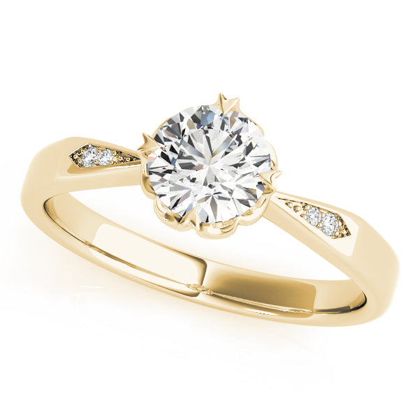 Engagement Ring Setting, Solitaire Plus, Round, Path