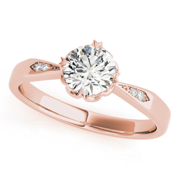 Engagement Ring Setting, Solitaire Plus, Round, Path