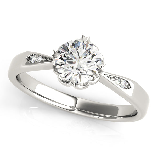 Engagement Ring Setting, Solitaire Plus, Round, Path