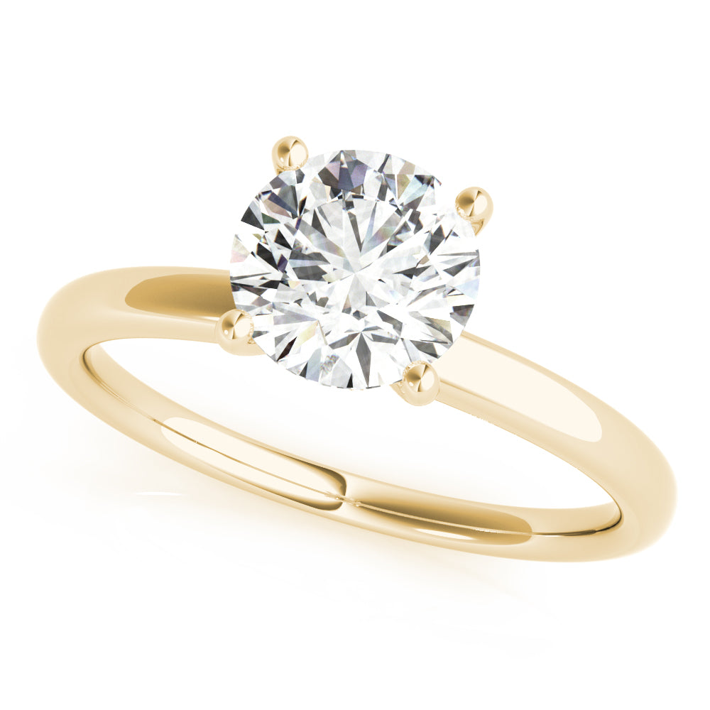 Engagement Ring Setting, Solitaire, Round, Love Story