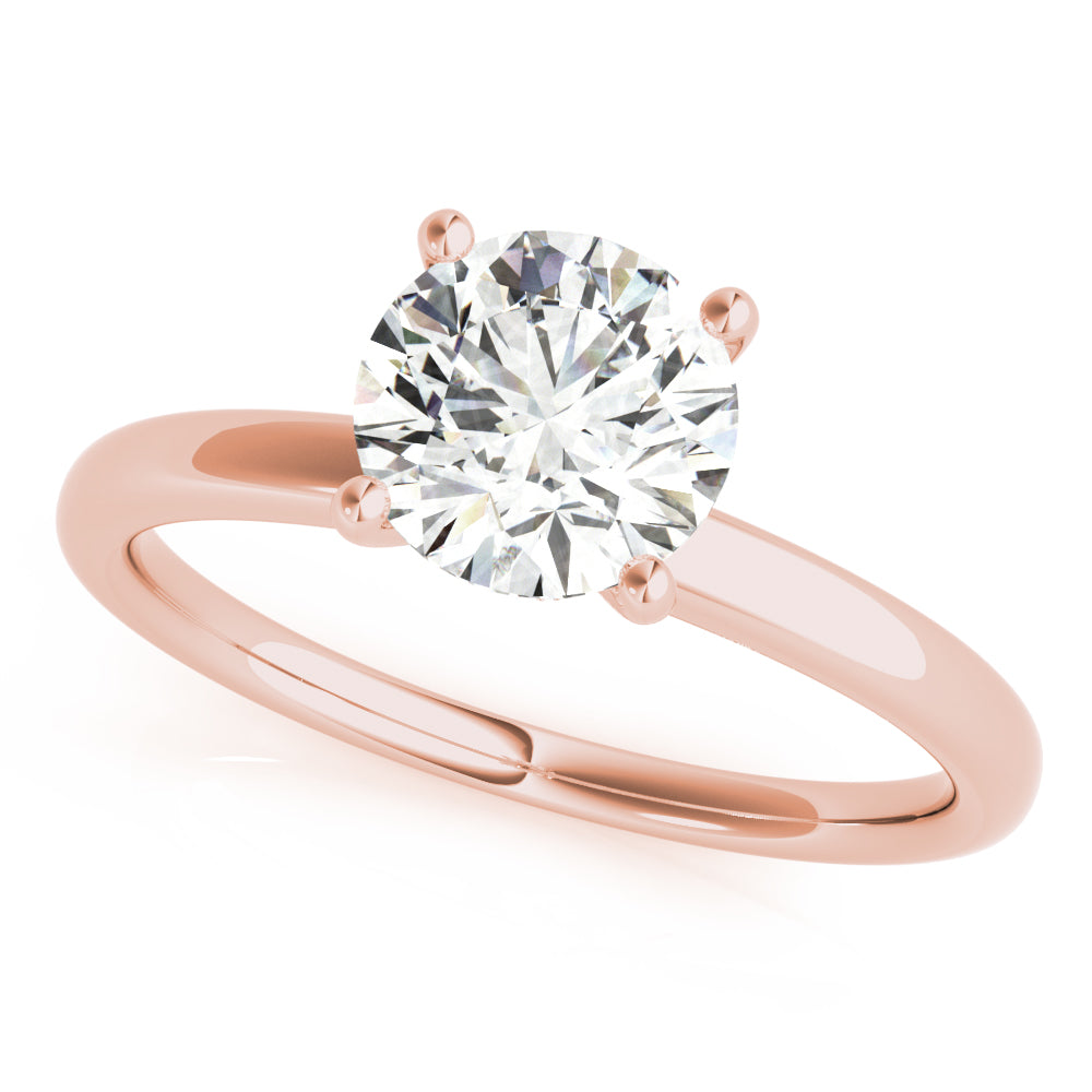 Engagement Ring Setting, Solitaire, Round, Love Story