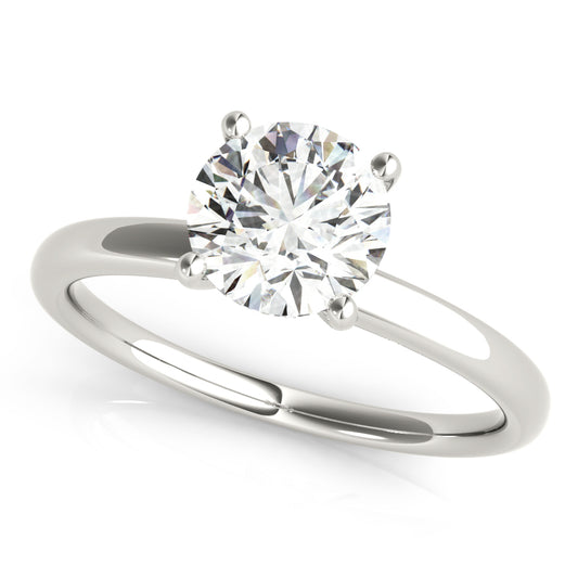 Engagement Ring Setting, Solitaire, Round, Love Story