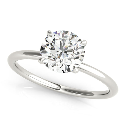 Engagement Ring Setting, Solitaire Plus, Hidden Halo , Hidden Love Story, Round