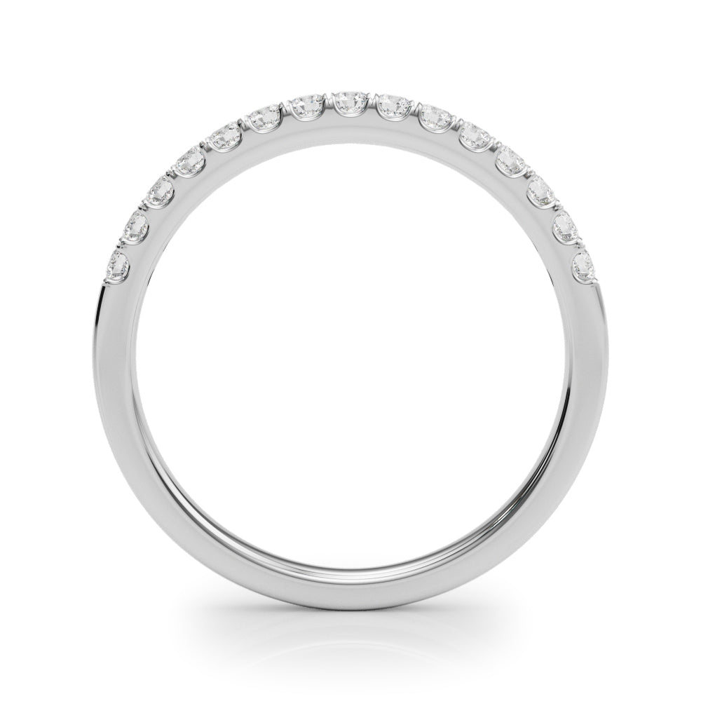 Diamond Wedding Band, Half Eternity, Adore