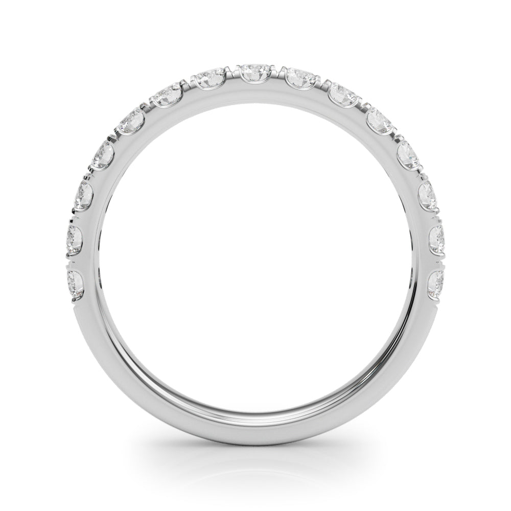 Diamond Wedding Band, Half Eternity, Adore