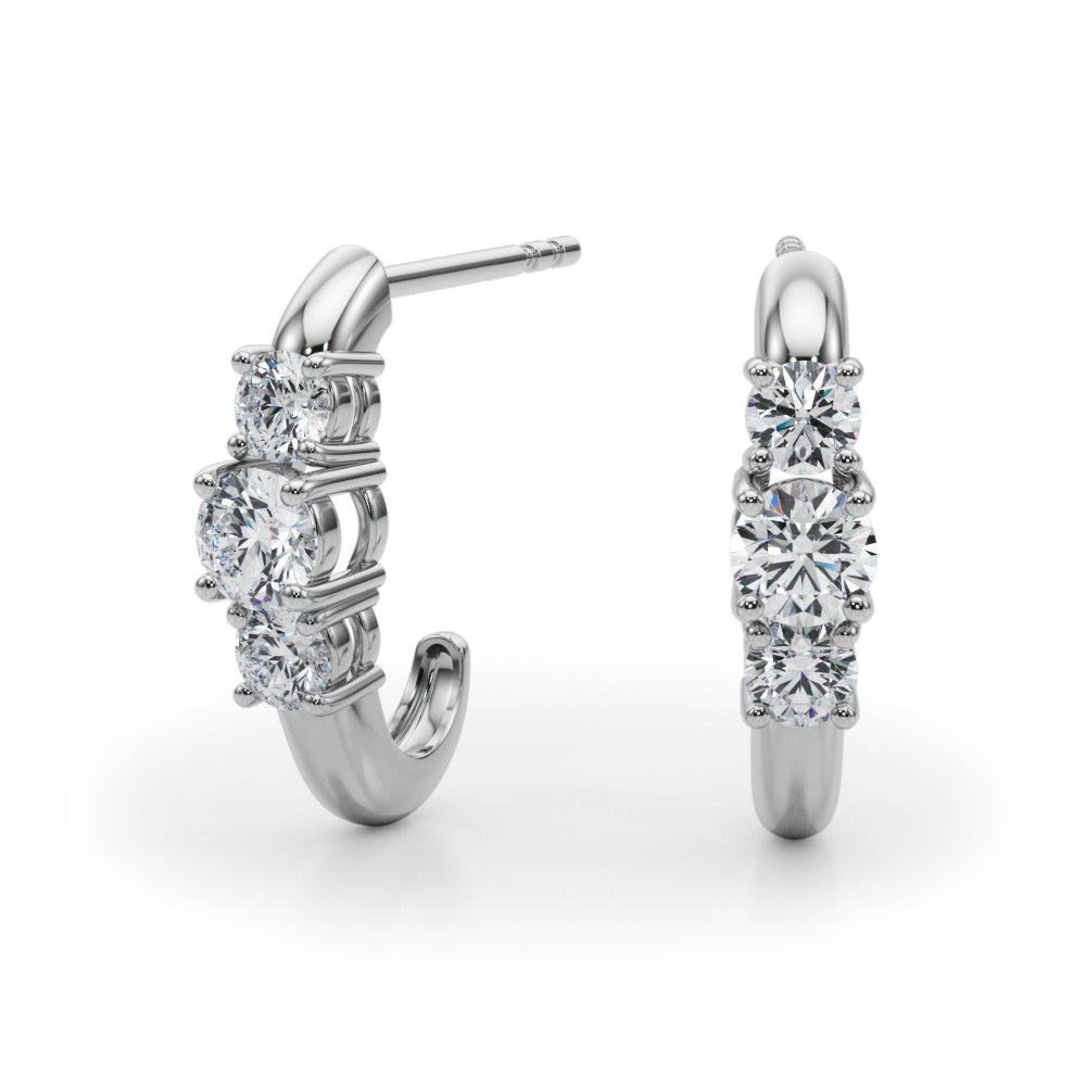 Diamond Earrings, Cuffs, Trinity Shine