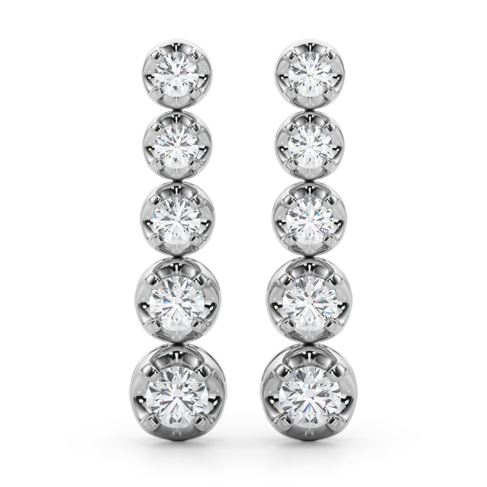 Diamond Earrings, Drop Earrings, Divine Drops