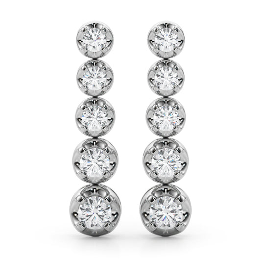 Diamond Earrings, Drop Earrings, Divine Drops