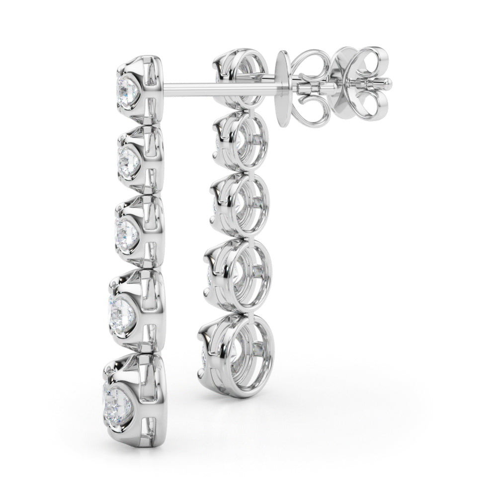 Diamond Earrings, Drop Earrings, Divine Drops