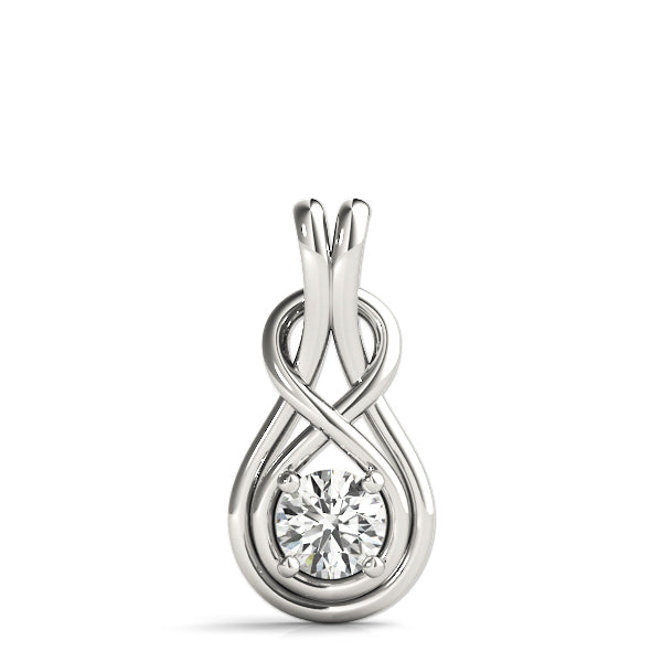 Diamond Pendant Necklace, Infinite Diamond