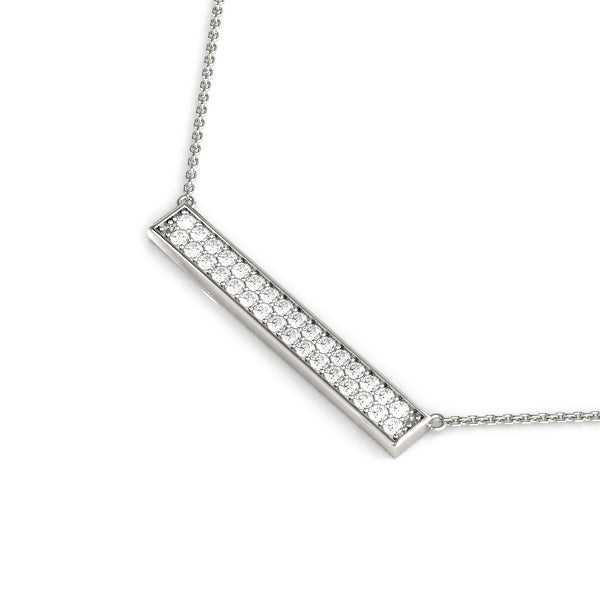 Diamond Pendant Necklace, Cluster