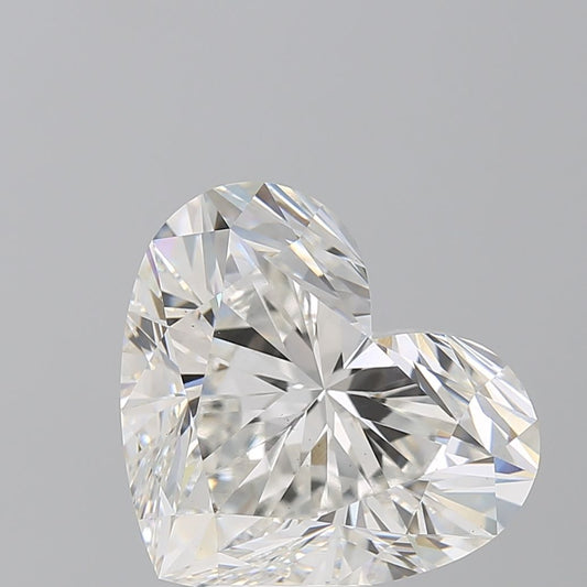 8.02 Carat F-VS2 Heart Lab  Diamond